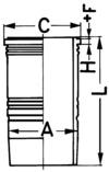 Cylinder tube (Above)  Art. 89186110