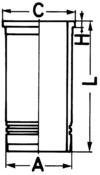 Cylinder tube (wet cylinder tubes)  Art. 88318110