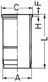 Cylinder tube (50006667)  Art. 89593110