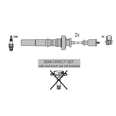 Ignition Cable Kit (Rear axle)  Art. 134619