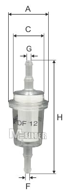 Fuel Filter  Art. DF12