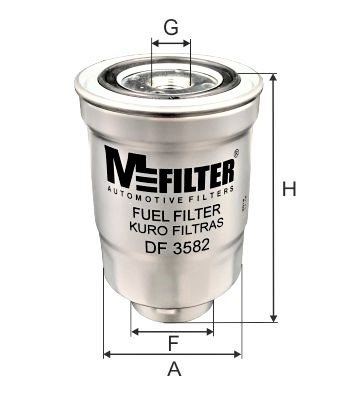 Fuel Filter  Art. DF3582