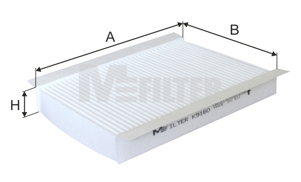 Filter, cabin air  Art. K9160