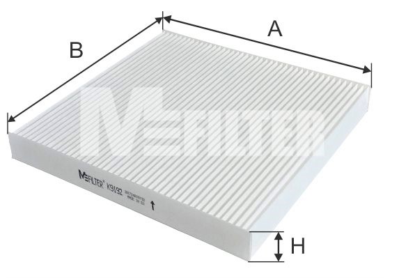 Filter, cabin air  Art. K9192