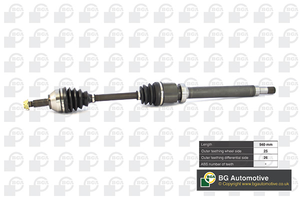 Drive Shaft (Front axle, right)  Art. DS2302R