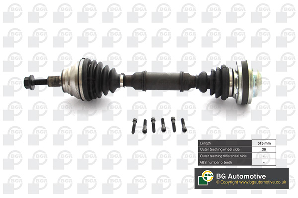 Drive Shaft (Front axle, left)  Art. DS9631L