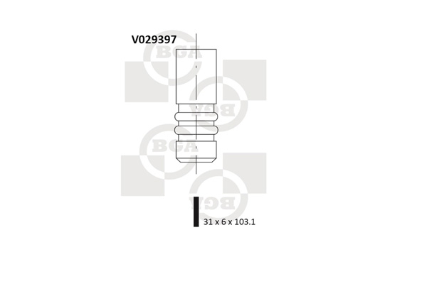 Intake Valve  Art. V029397