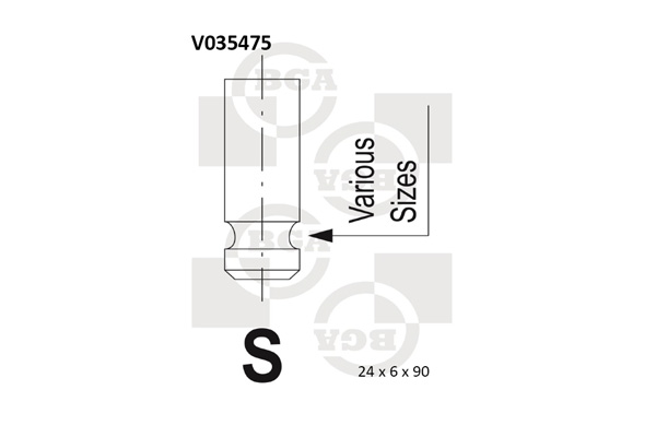 Exhaust Valve  Art. V035475