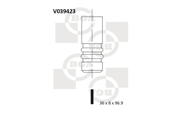 Intake Valve  Art. V039423