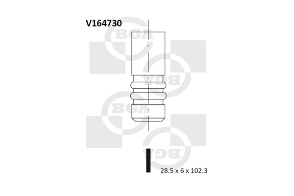 Intake Valve  Art. V164730