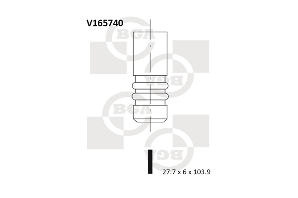 Intake Valve  Art. V165740