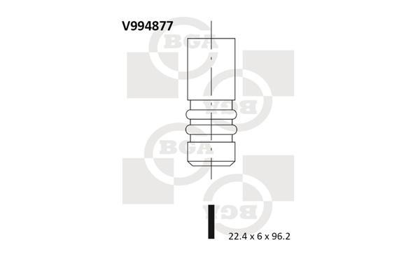 Exhaust Valve  Art. V994877