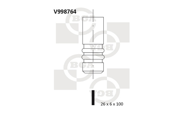 Intake Valve  Art. V998764