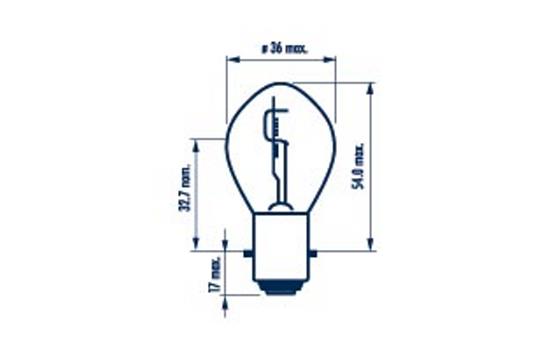 Bulb, headlight  Art. 495313000