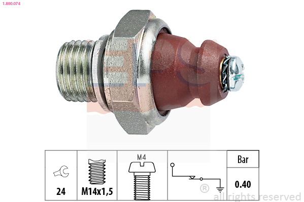 Oil Pressure Switch  Art. 1800074