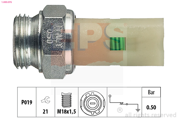 Oil Pressure Switch  Art. 1800075