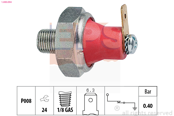 Oil Pressure Switch  Art. 1800094