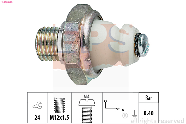 Oil Pressure Switch  Art. 1800098