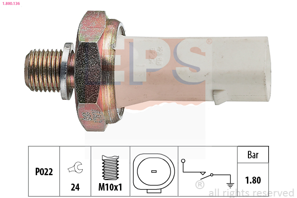 Oil Pressure Switch (Rear axle)  Art. 1800136