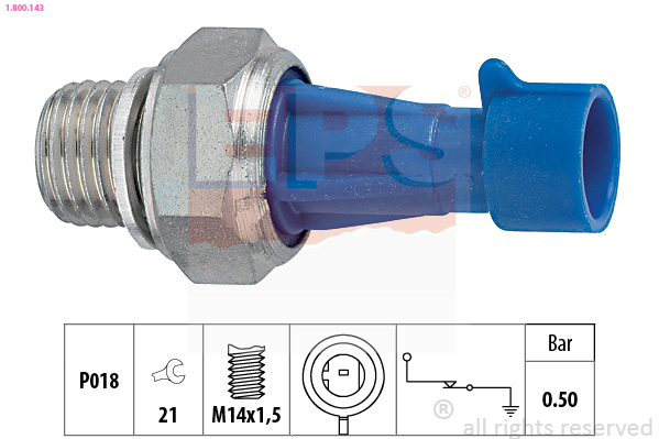 Oil Pressure Switch (M14X1.5)  Art. 1800143