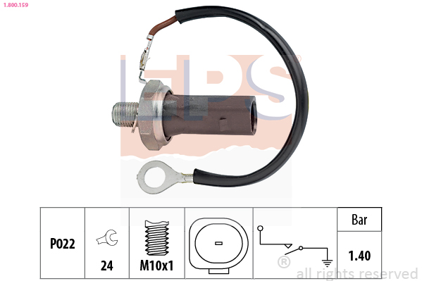 Oil Pressure Switch (M10x1.0)  Art. 1800159