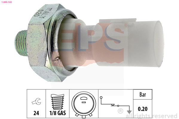 Oil Pressure Switch (Front axle)  Art. 1800182