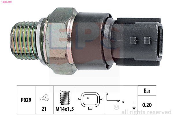 Oil Pressure Switch (M14X1.5)  Art. 1800189