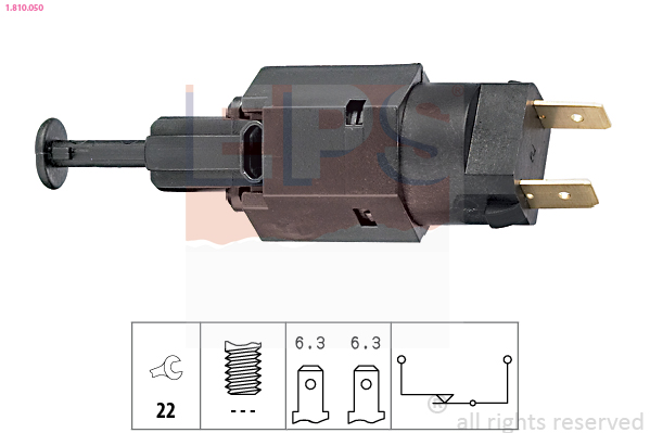 Stop Light Switch (Rear axle)  Art. 1810050