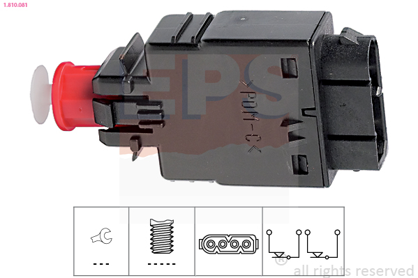 Stop Light Switch (front axle both sides)  Art. 1810081