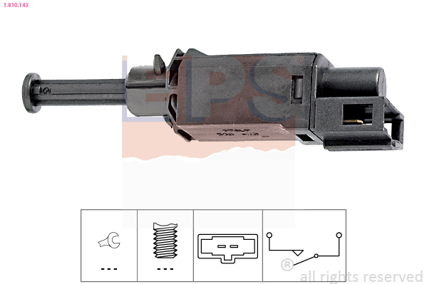 Switch, clutch control (engine timing) (Front axle, left, Front axle, right)  Art. 1810143