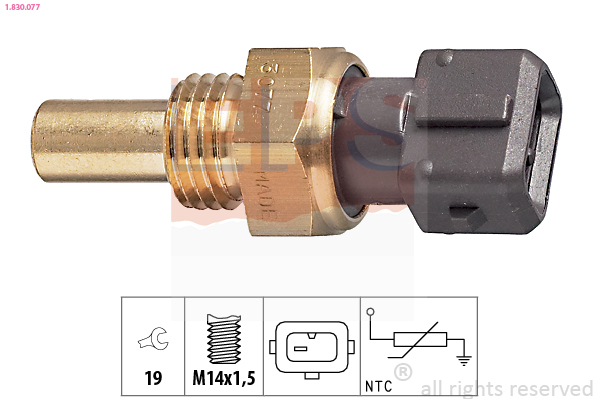 Sensor, coolant temperature  Art. 1830077