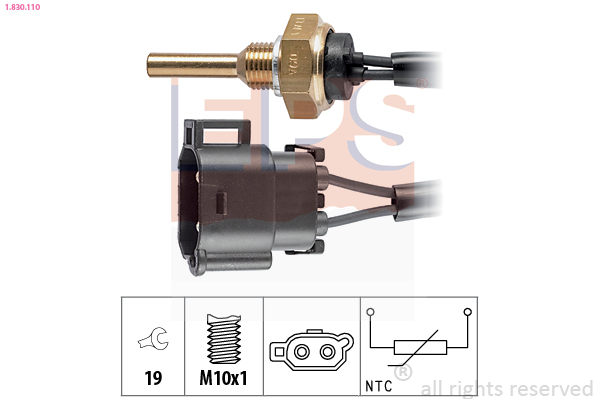 Sensor, coolant temperature (Both sides)  Art. 1830110