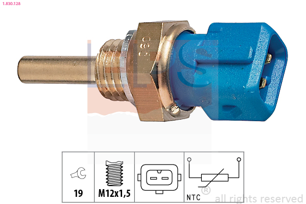 Sensor, coolant temperature  Art. 1830128