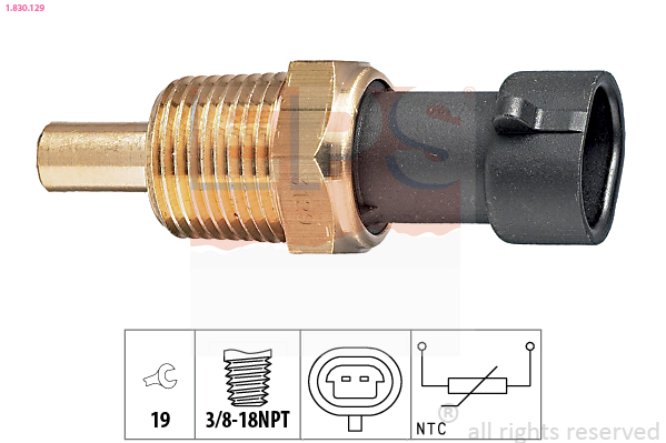 Sensor, coolant temperature (Left)  Art. 1830129