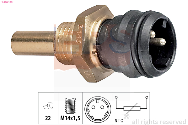 Sensor, coolant temperature (Right)  Art. 1830183