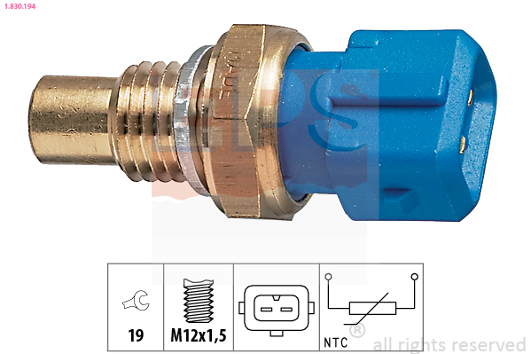 Sensor, coolant temperature  Art. 1830194