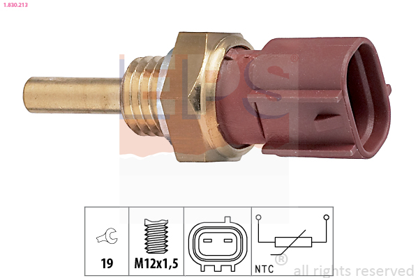 Sensor, coolant temperature (M12X1.5)  Art. 1830213