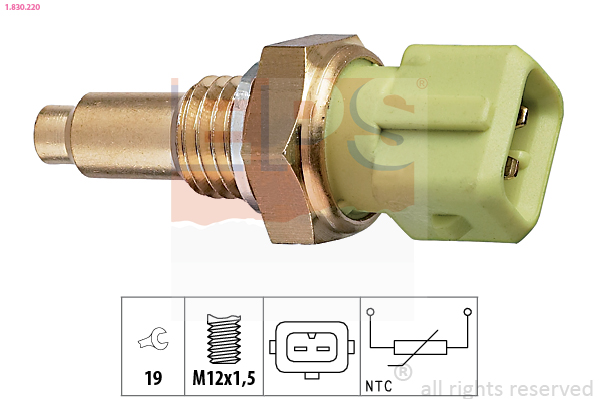 Sensor, coolant temperature  Art. 1830220