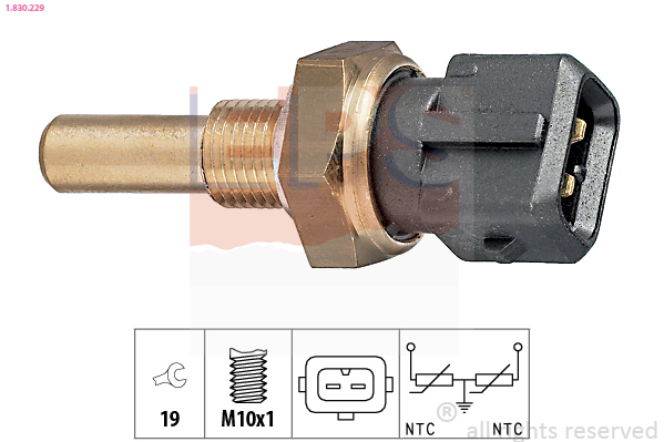 Sensor, coolant temperature (M10x1.0)  Art. 1830229