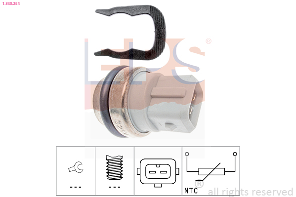 Sensor, coolant temperature (Front axle)  Art. 1830254