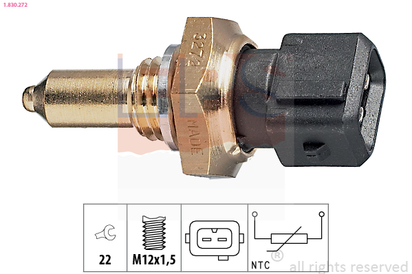 Sensor, coolant temperature (front axle both sides)  Art. 1830272