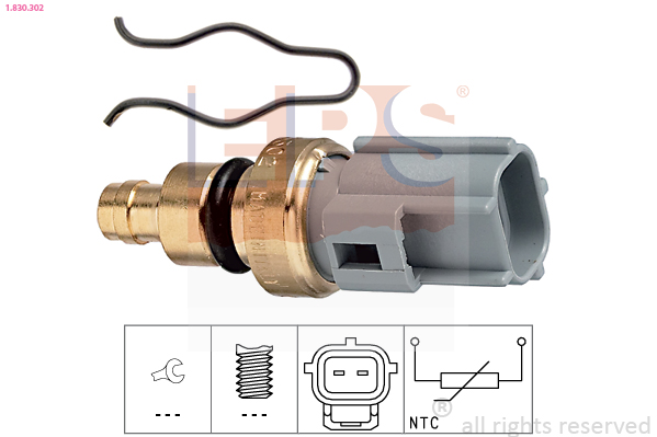 Sensor, coolant temperature (Double cloth)  Art. 1830302