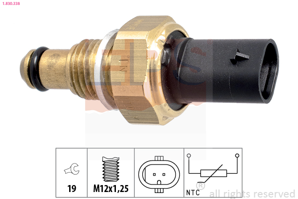 Sensor, fuel temperature (Front axle)  Art. 1830338