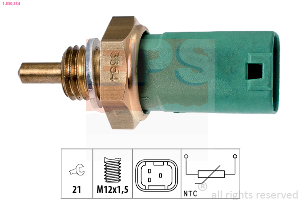 Sensor, coolant temperature (M12X1.5)  Art. 1830354