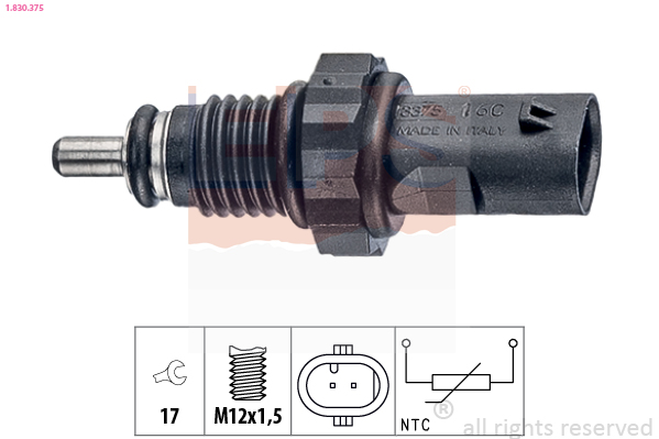 Sensor, coolant temperature (M12X1.5)  Art. 1830375