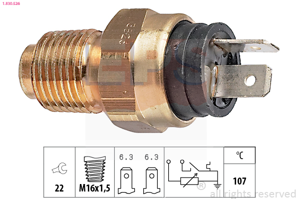 Sensor, coolant temperature  Art. 1830526