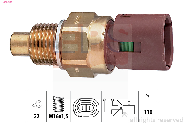 Sensor, coolant temperature  Art. 1830555