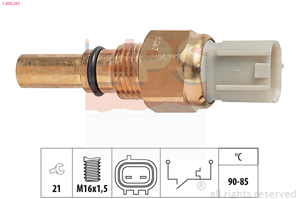 Temperature Switch, radiator fan (Rear axle, both sides)  Art. 1850267