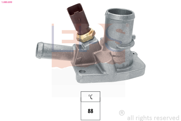 Thermostat, coolant (88)  Art. 1880699