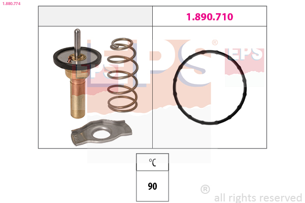 Thermostat, coolant  Art. 1880774